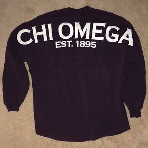 Chi Omega spirit jersey